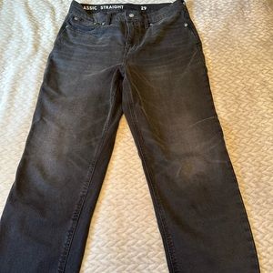 Women’s J Crew high rise jeans black size 8